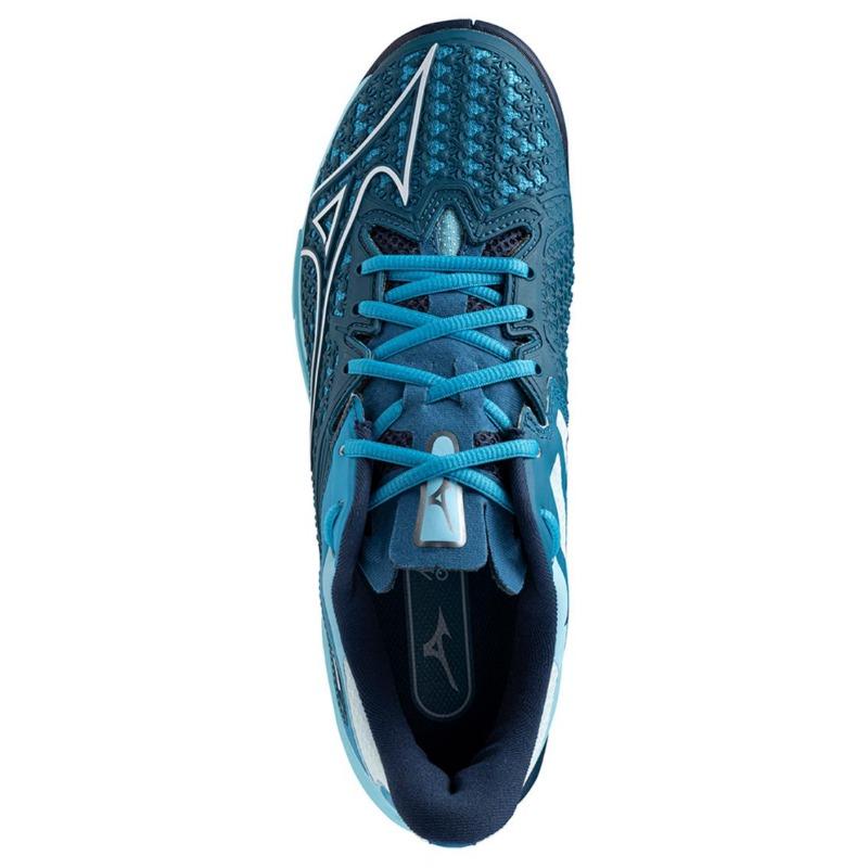 Mizuno Wave exceed tour 6 men tennis shoes blue 61GA2470-27