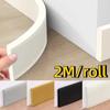Самоклеящаяся 3D-наклейка на плинтус, утолщенная декоративная полоска для предотвращения столкновений, наклейка на угловую линию для спальни, гостиной