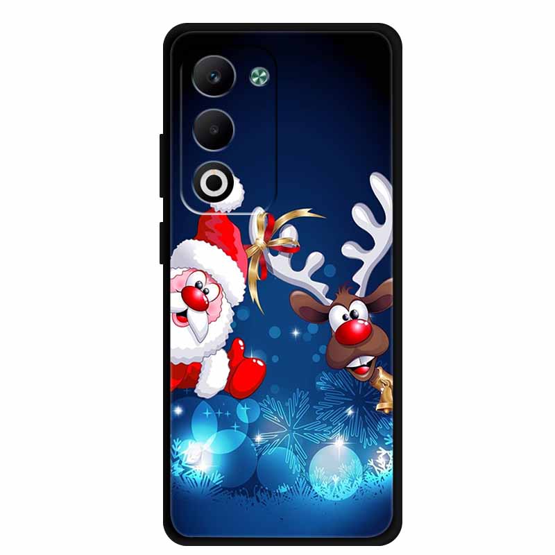 Christmas Phone Case For Oppo A5 5G CPH2735 / A5 4G CPH2727 Christmas Tree Soft Silicone TPU Back Cover Bumper For Oppo A5 Coque