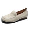 2023 New Woman Fashion Casual Shoes Genuine Leather Loafers Moccasins Slip On Flats Driving Shoes Luxury Brand Soft Comfortable