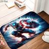 1 шт. Фланелевый коврик Marvel Superheroes, Коврик для ванной комнаты, Различные размеры, Многофункциональный, для ежедневного использования, Подходит для ванной комнаты, Прихожей, Прачечной