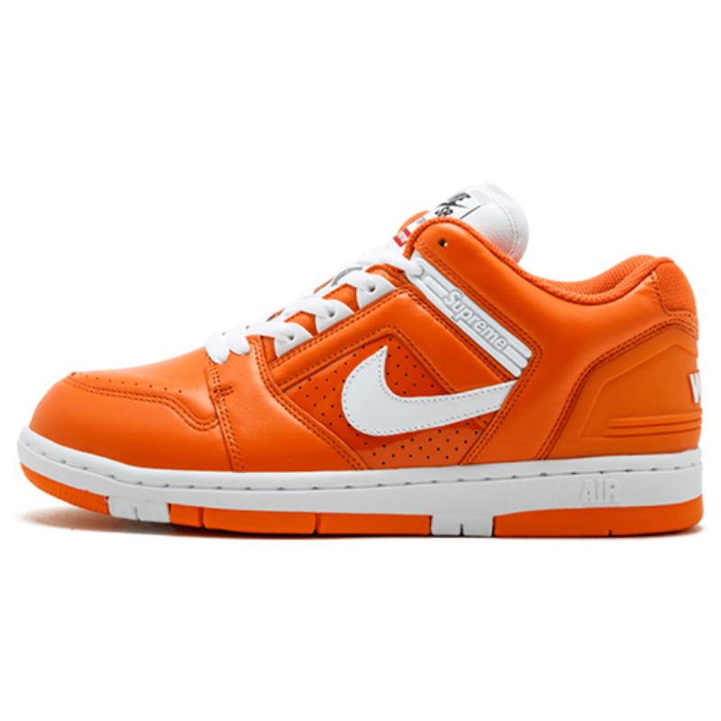 Nike X Supreme Air Force 2 'Orange' Skateboard Shoes AA0871-818
