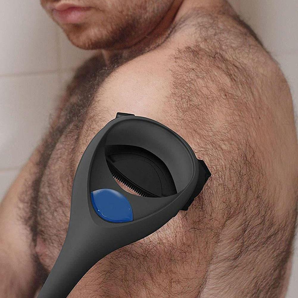 Портативный мужской бритва для удаления волос на спине, триммер, машинка для стрижки, безболезненный эпилятор