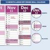 42x100cm Large Size Calendar Colorful 12 Month Calendar 2026 English Calendar  Home Use