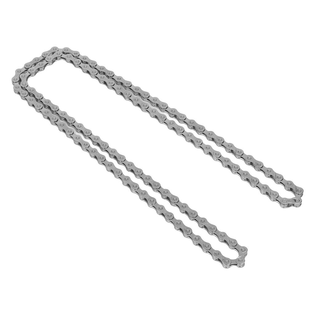 9 Speed Bike Chain Silver Bicycle Chain Manganese Steel for Mountain Road Bike MTB Chains Part