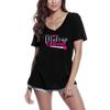 Women's Novelty T-Shirt Makeup Queen - Funny Vintage Brush Tee Shirt