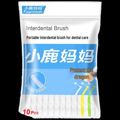 L-образные межзубные щетки, 0,6 мм (10-Pack)