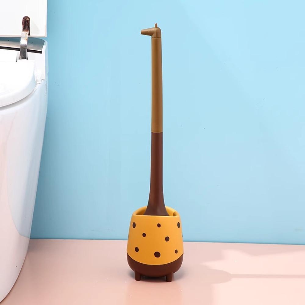 Cartoon Toilet Brush Plastic Toilet Plunger Cute Toilet Cleaning Brush  Hotel