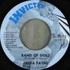 7-дюймовая пластинка FREDA PAYNE  Band Of Gold  The Easiest Way To F 9075 Invictus 1970 US SoulFunk Б/у