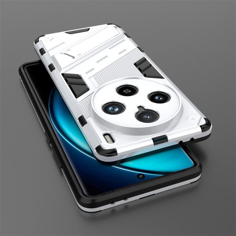 For Vivo X100 Pro Case Vivo X100 X100 Pro 5G Cover TPU Shockproof Silicone Armor PC Holder Protective Phone Cover Vivo X100 Pro