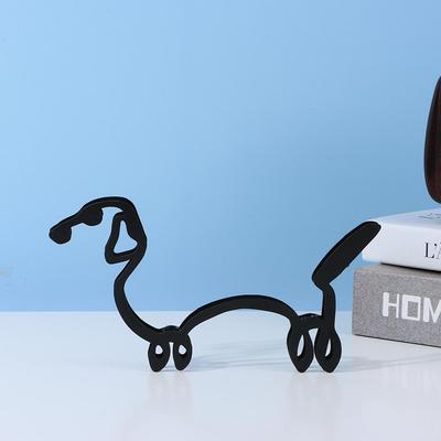 Лабрадор Ручная работа Художественная Фигурка Современная Скульптура Животного Простая Статуэтка Абстрактное Украшение Собаки