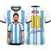 Messi Ronaldo 2026 Retire Memorial Tee Argentina Portugal Star Combined Design Football Fan Souvenir Sports Jersey T‑Shirt
