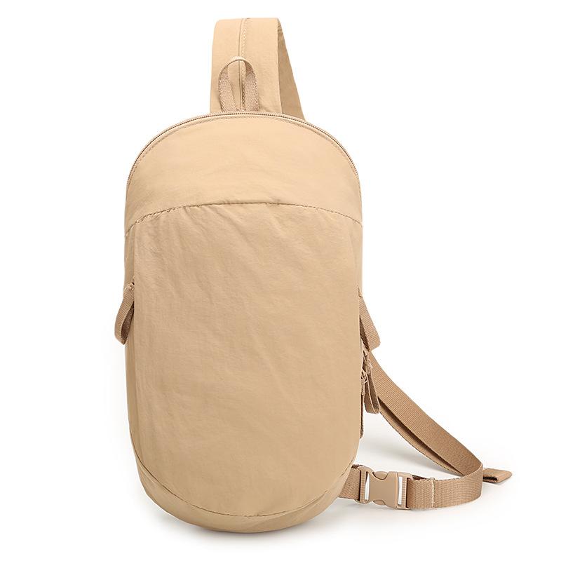 Сумка через плечо Спортивная нагрудная сумка для улицы Большой вместимости Однотонная сумка на плечо