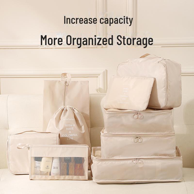 Travel Packing Organizer Bag for Clothes, Shoes, Underwear - Suitcase Storage