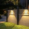 Solar Garden Wall Light Washer Lights, Outdoor Light, Waterproof LED Lamp Warm White with Color Changing RGB, Landscape Wash for Patio Fence