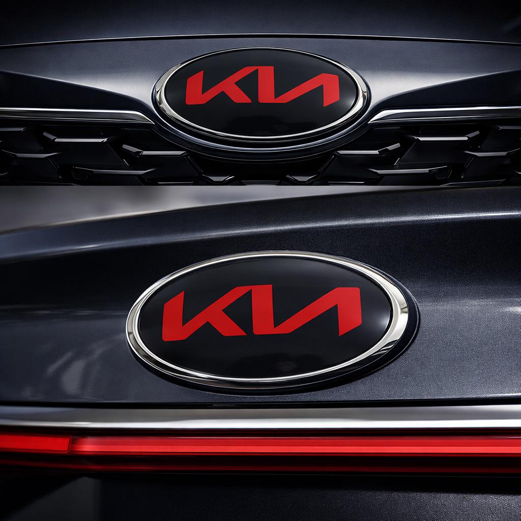ENTQ1 1 шт. новейший kia ABS 17 см 15 см 13 см 11,5 см 3D Логотип на передний бампер задний бампер заднюю дверь багажник наклейка эмблема автомобиля стайлинг Аксессуары