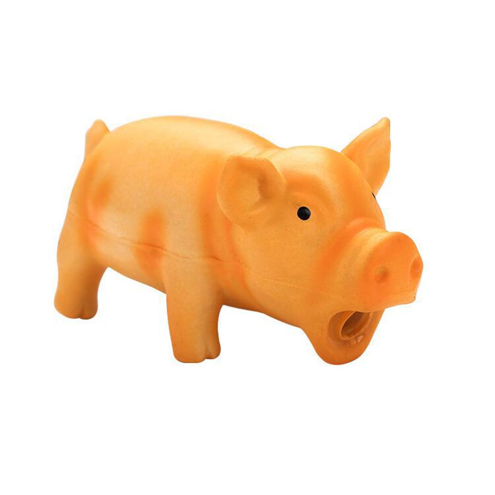 Игрушка для домашних животных, свинья, собака, прессующая, забавная, кричащая, латексная, свинья, игрушка для дрессировки кошек и собак, интерактивная игра, специальные принадлежности