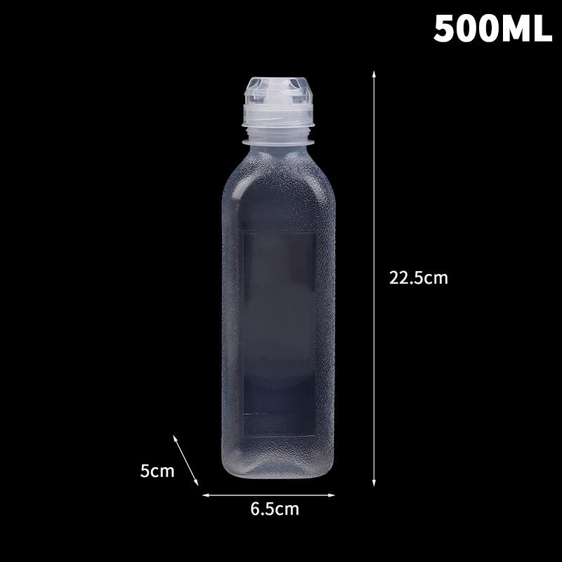 300/500/1000 мл Кухонная бутылка для масла Пластиковая бутылка для приправ с дозатором для салата, соуса барбекю, контейнеры для приправ, кухонный инструмент