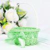 Hand-woven Small Flower Storage Basket Shopping Storage Hamper Basket  For Plant Home Wedding