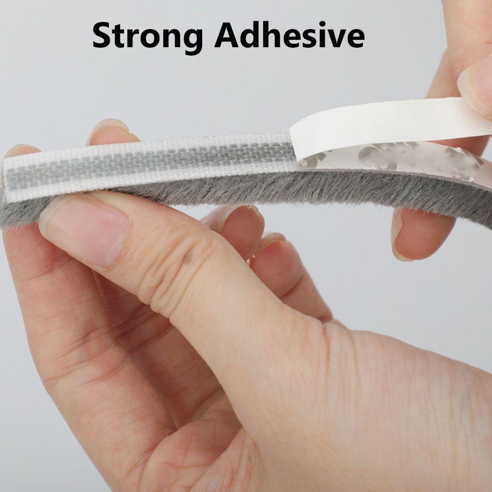 Уплотнительная лента для двери Ветрозащитная щеточная уплотнительная лента Самоклеящаяся уплотнительная лента для двери и окна