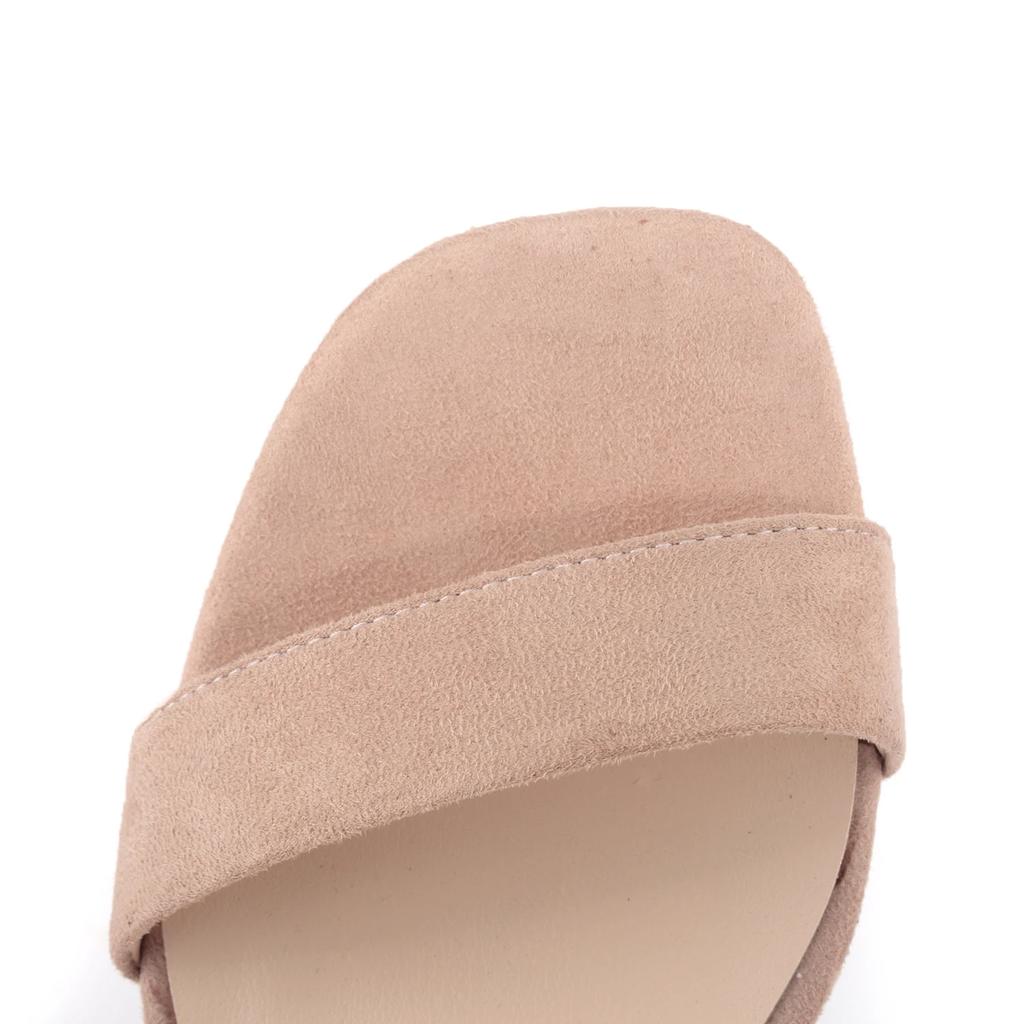 Женские сандалии, модные пикантные сандалии на низком каблуке 5 см, бархатные сандалии с ремешком на щиколотке, офисные туфли-лодочки, красные свадебные туфли на высоком толстом каблуке