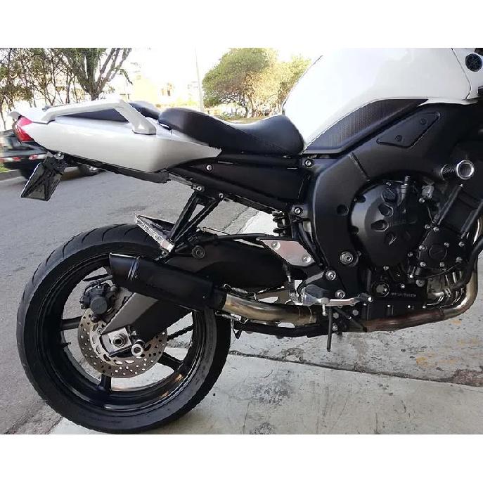 FZ1 Motorcycle Exhaust System Escape Muffler Pipe Silencer Connector Section Pipe for Yamaha FZ1