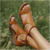 Sandals Women's Style Large Size New Versatile Heightening Temperament Wedge Heel Women's Shoes Open Toe