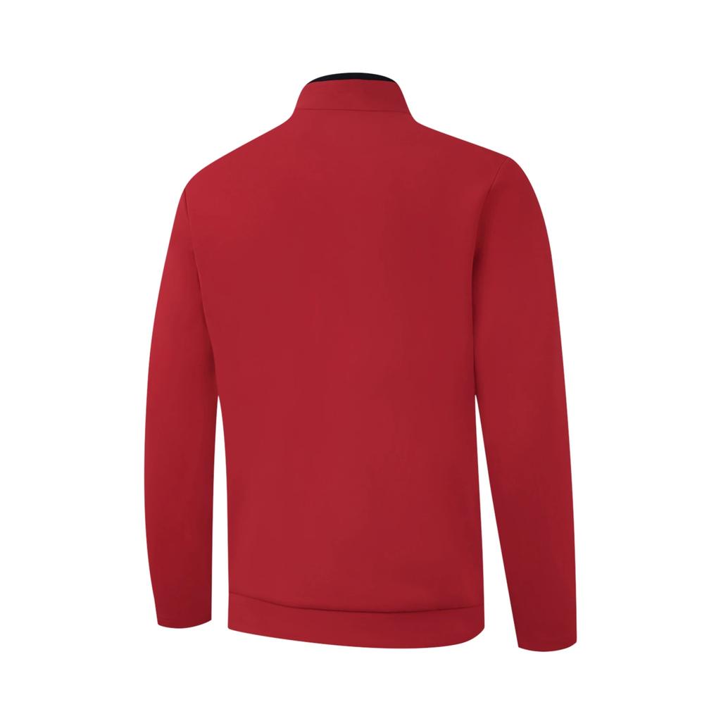 Li-Ning Серия групповых покупок Стойка воротник Молния Удобный Универсальный Спортивный Повседневный Простой Цветной блок Толстовка Мужская толстовка AWDVB03-3