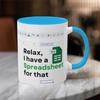 Excel Pattern Coffee Mug Ceramic Tea Cup Creative Table Coffee Cup Portable Water Mug Juice Milk Cup Office Home Funny Gift