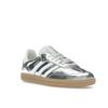 Adidas Samba OG Cracked Metallic Pack - Серебристые Женские Кроссовки Серебристо-Металлик Обувь-Белый Основной-Белый JR0035