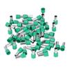 100Pcs Insulated Round Tube Terminal Crimp End Connector for AWG 6 Electrical Wire E16‑12