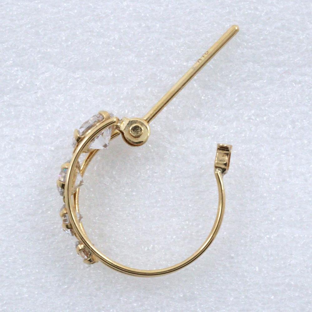 TSUTSUMI Piercing K18 yellow gold 1.2g Women Used