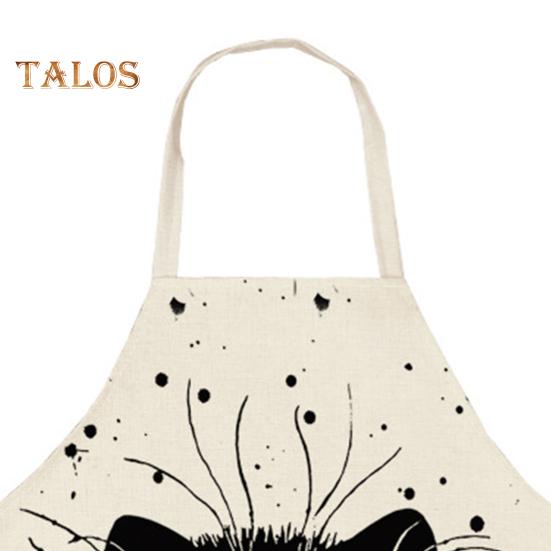 Kitchen Apron Breathable Good Woven Hard To Fade Unique Multi-use More Thicken Kitchen Apron for Home