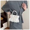 Fashion Versatile Chain Pleated Cloud Bag Women's Tide 2025 Spring and Summer New Niche Messenger Small Square Bag