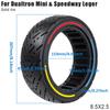 Сплошная шина 8,5 дюйма для Dualtron Mini и Speedway Leger (профессионал) Электросамокат 8.5 X 2.5 Износостойкие Внедорожные Бескамерные Шины