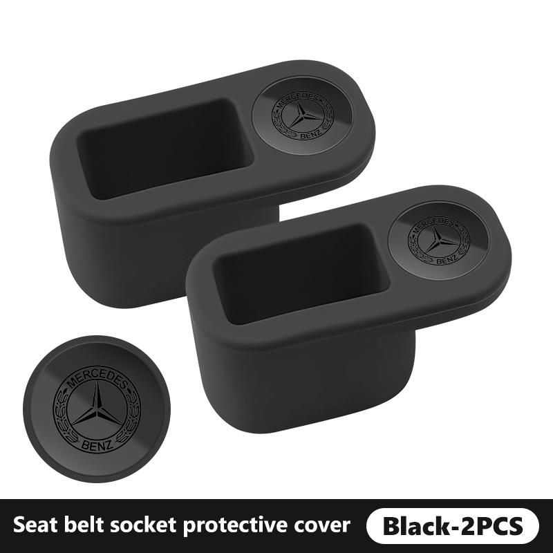 For Benz Car Seat Belt Buckle Anchor Socket Anti-collision Protect Cover Exclusive AMG SPRINTER V CLASS VIANO W124 W203 W204