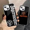 Hot J-JaegermeisterS For IPhone 14 13 12 Mini 11 Pro XS Max X XR 14 Plus Tempered Glass Cover