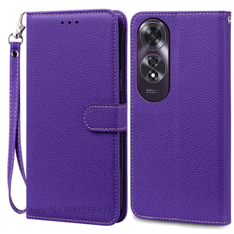 For OPPO A60 4G Case Wallet Flip Leather Case For OPPO A60 Cover Book Fundas For Oppo A60 Mobile Case Coque Shell