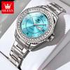 New Fashion Quartz Watch for Women Stainless Steel Waterproof Week Date Luxury Womens Watches Relogio Feminino