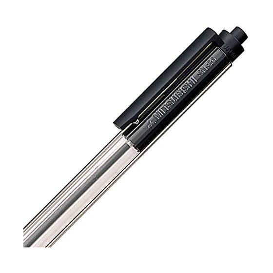 Шариковая ручка Mitsubishi Pencil New Liner, 0,7 мм, Черная, SN-80, Упаковка 10 шт.