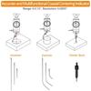 Coaxial Centering Indicator 0-0.15 In/0.0005 In Diameter Indicator Set Storage Box For Milling Machine Center Testdial