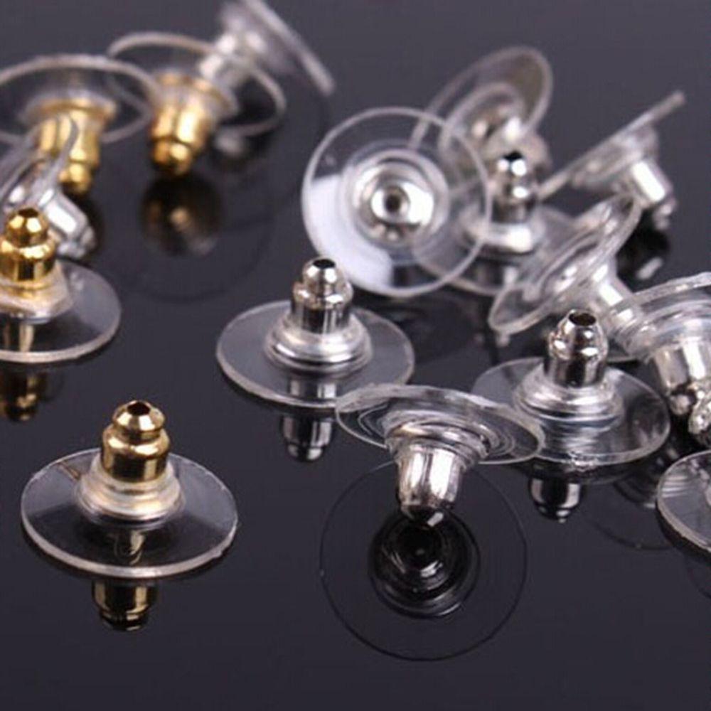 Accessories Fashion Clear Findings Earring Back Stoppers Ear Stud Backs Earring Pads Stopper Plugs