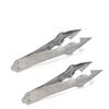 2 Pcs Stainless Steel Pineapple Eye Peeler Kitchen Seed Remover Cutting Clip Supplies