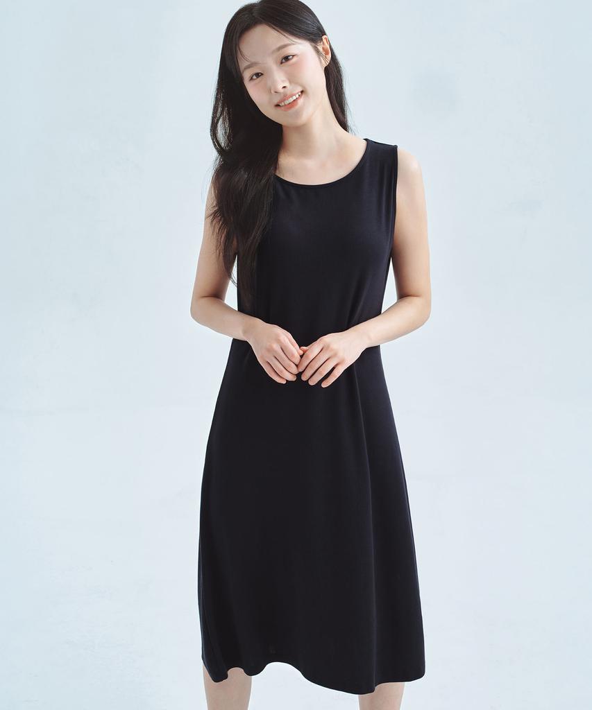 BYC Silky Boat Neck Dress