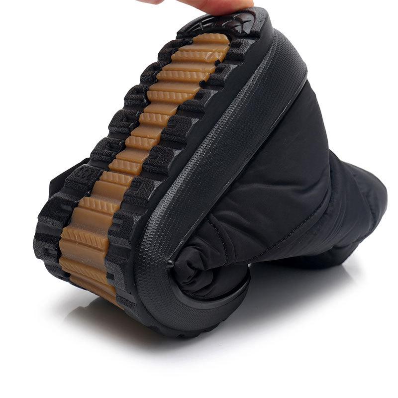 Winter New Women Platform Boots Non-slip Tarpaulin Mother Ankle Boots Plus Velvet Thick Cotton Shoes Warm Snow Boots