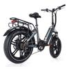 JOBOBIKE Romer Pro Foldable Step-Through Frame 48V15Ah LG Battery Tektro Brakes Shimano Gears Off-Road Commuter Electric Bike