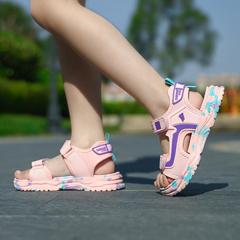 Летние сандалии для девочек Пляжная обувь Тапочки Спортивная обувь для подиума Обувь для активного отдыха на реке Детские сандалии