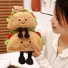 Creative Cute Food Small Burger Doll Plush Toy Girl Bag Keychain Small Pendant Pendant Rag Doll