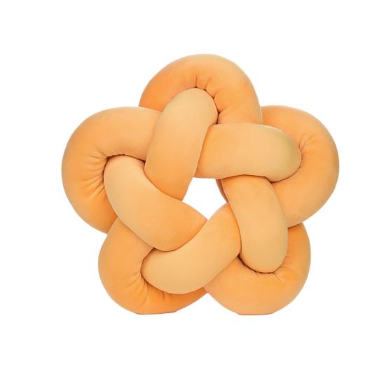 Декоративная подушка Four Seasons, снижающая стресс, эластичная, практичная INS, вязаный узел, звездообразная подушка для спинки дивана для офиса