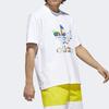 Adidas Мужская футболка Originals Trefoil Flag Logo Fill, белые топы GD0953
